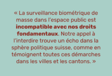 Plusieurs villes et cantons veulent interdire la reconnaissance faciale